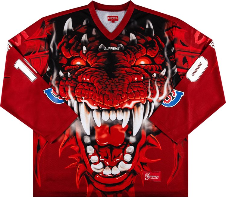 Supreme Dragon Hockey Jersey 'Red'