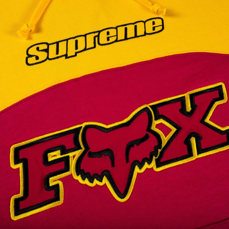 Supreme x Fox Racing Hooded Sweatshirt Pink