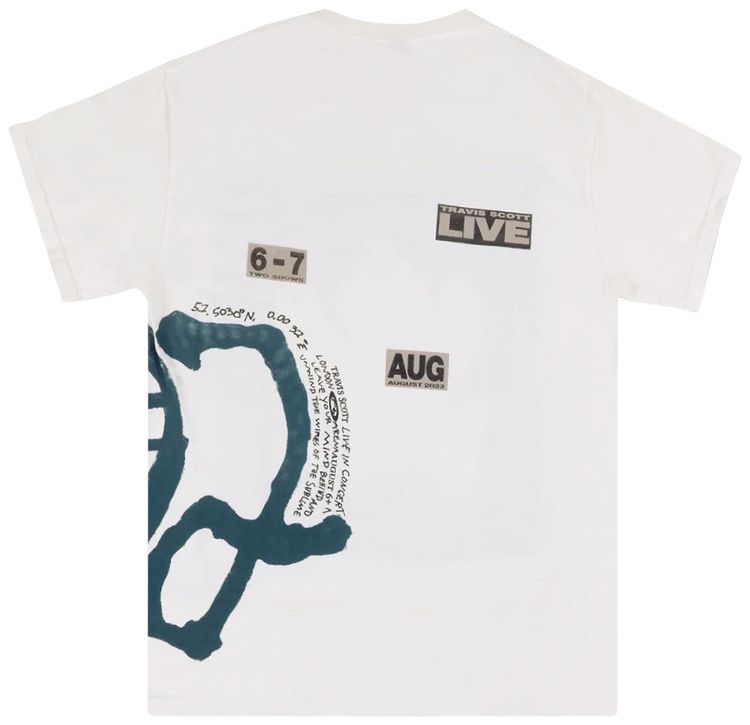 Cactus Jack by Travis Scott O2 Live Burning Man Tee Cream