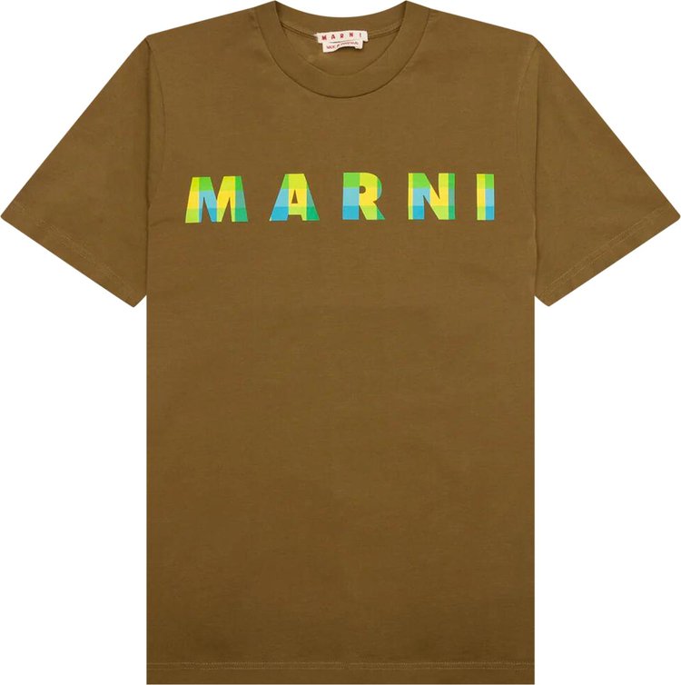 Marni Ghingam Jersey T-Shirt 'Creta'