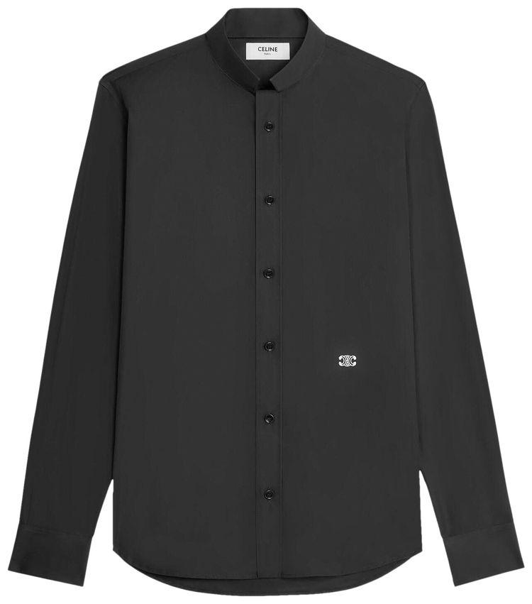 Buy CELINE Loose Shirt With Inverted Collar 