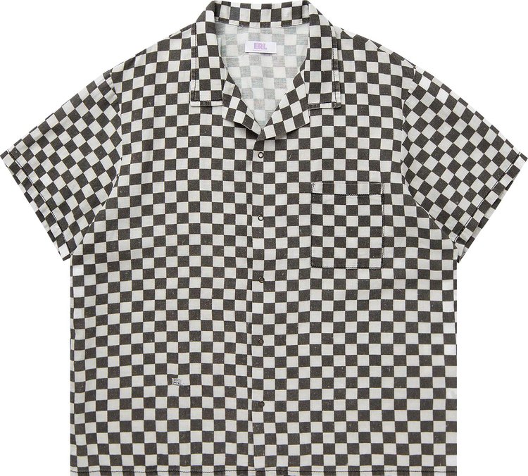 ERL Woven Printed Hawaian Shirt 'Checker'