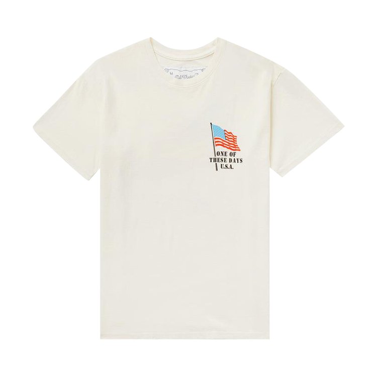 One Of These Days American Flag Cowboy Tee Bone