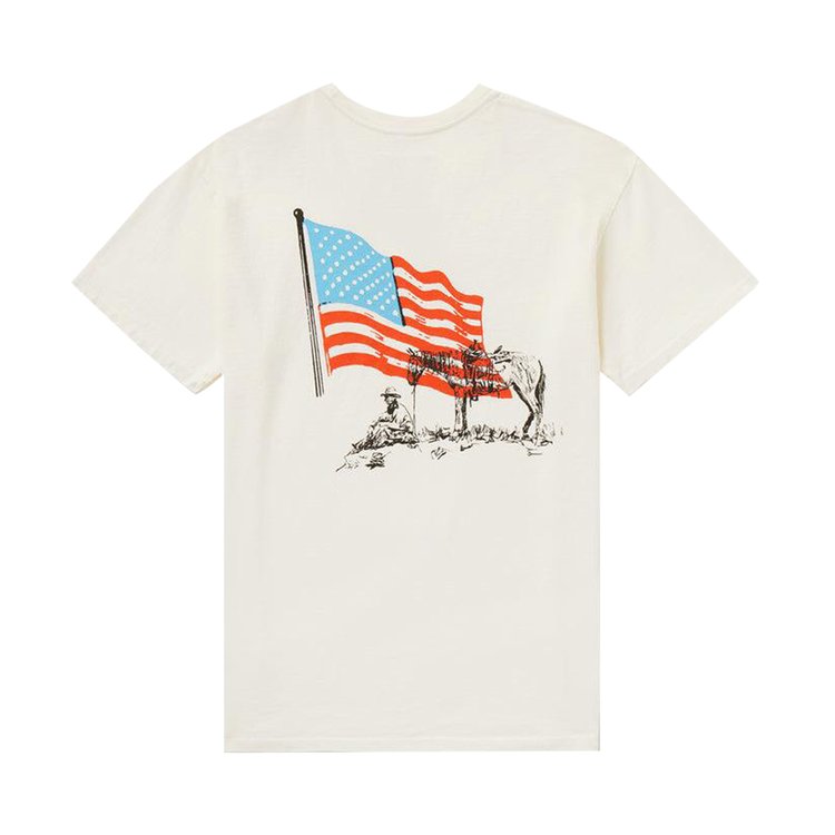 One Of These Days American Flag Cowboy Tee Bone