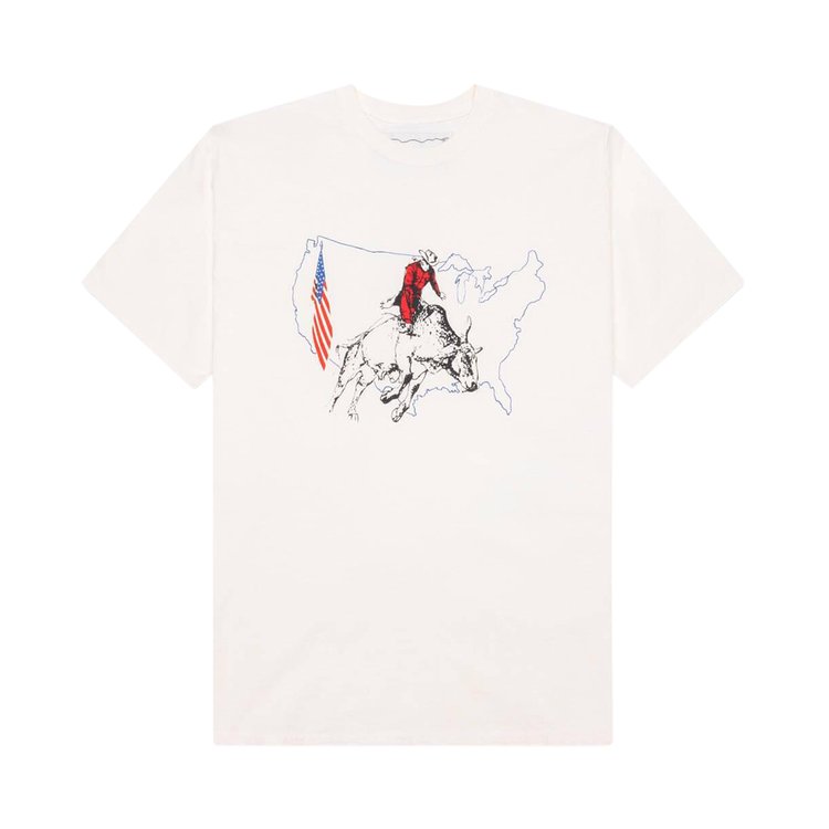 One Of These Days Bullrider USA Tee 'Bone'