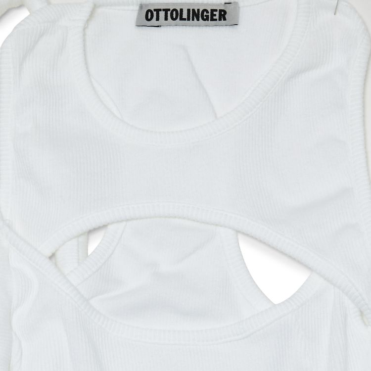 Ottolinger Layered Cut Out Tank Top White