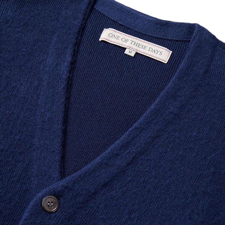 One Of These Days Collegiate Cardigan Navy