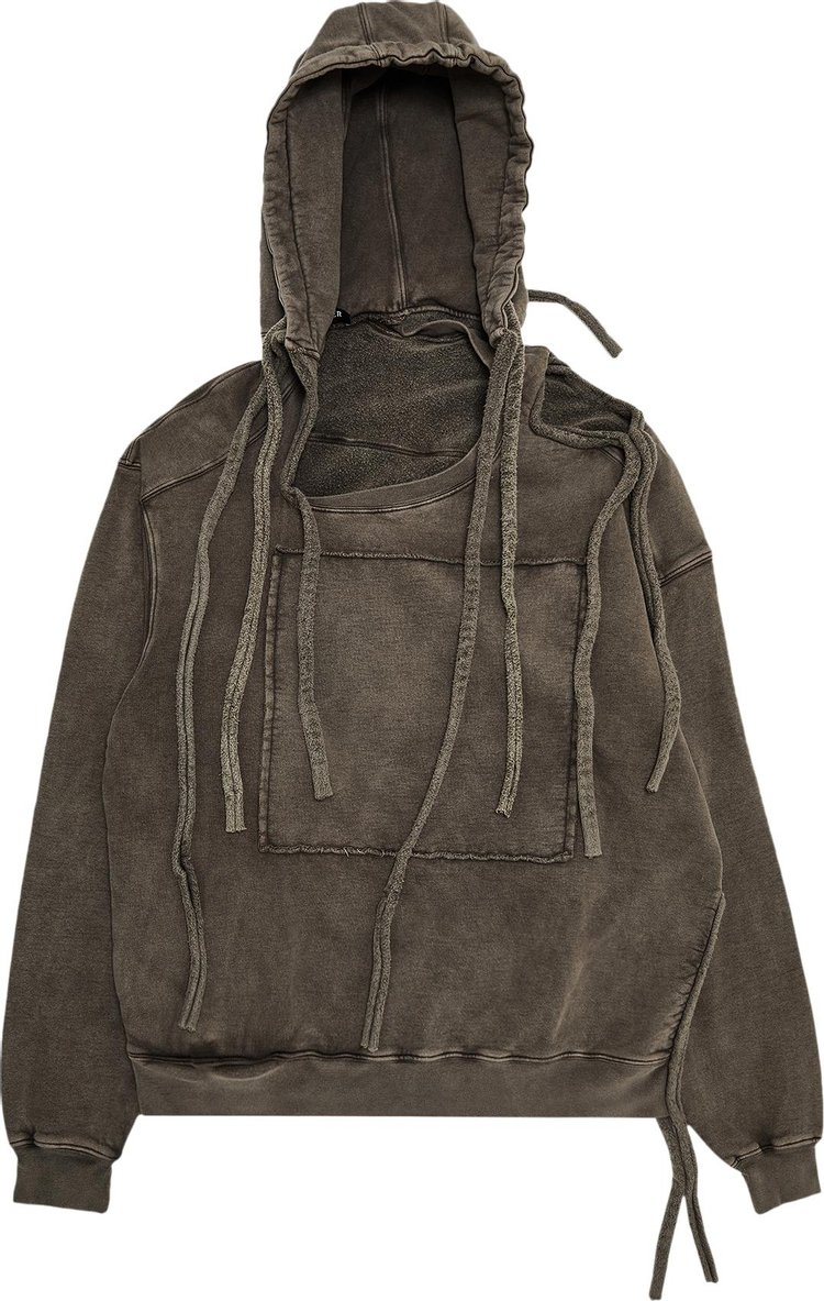 Ottolinger Deconstructed Cut Out Hoodie 'Light Brown'