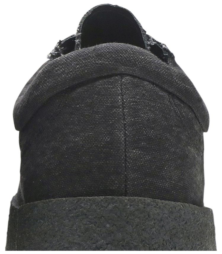 Yeezy Season 6 Washed Canvas Crepe Sneaker Graphite