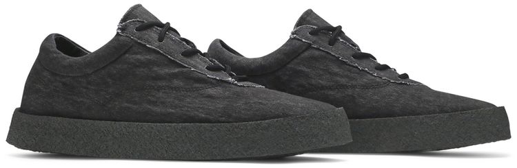 Yeezy Season 6 Washed Canvas Crepe Sneaker Graphite