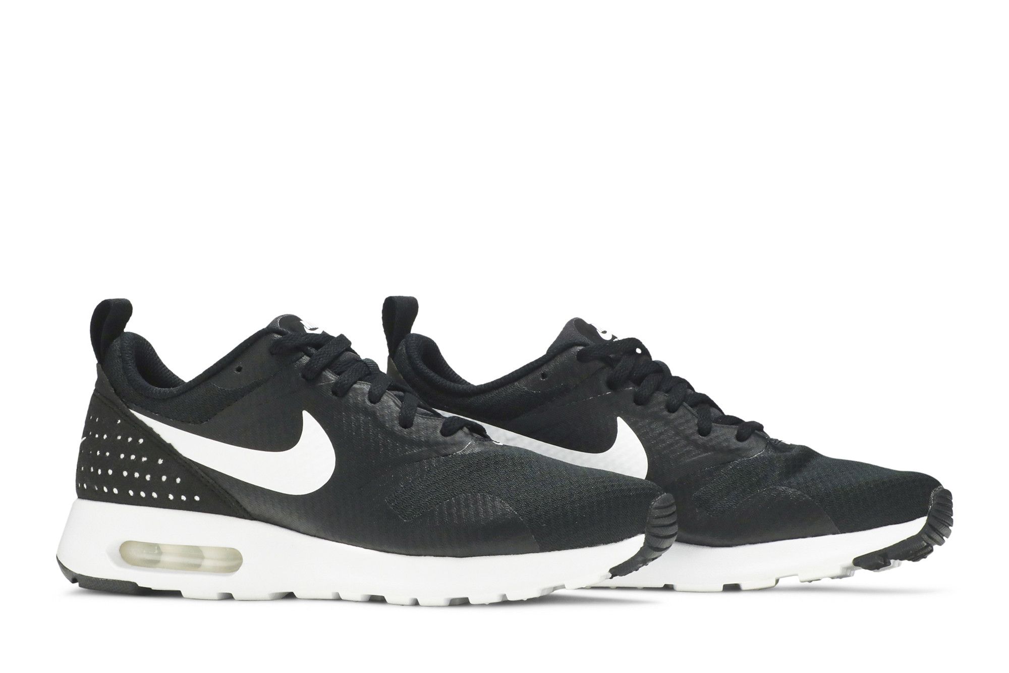 Womens nike air max tavas black cheap