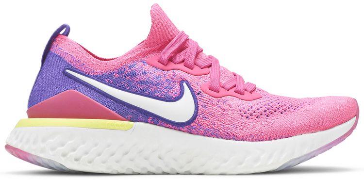 Nike Wmns Epic React Flyknit 2 Laser Fuchsia Pulse
