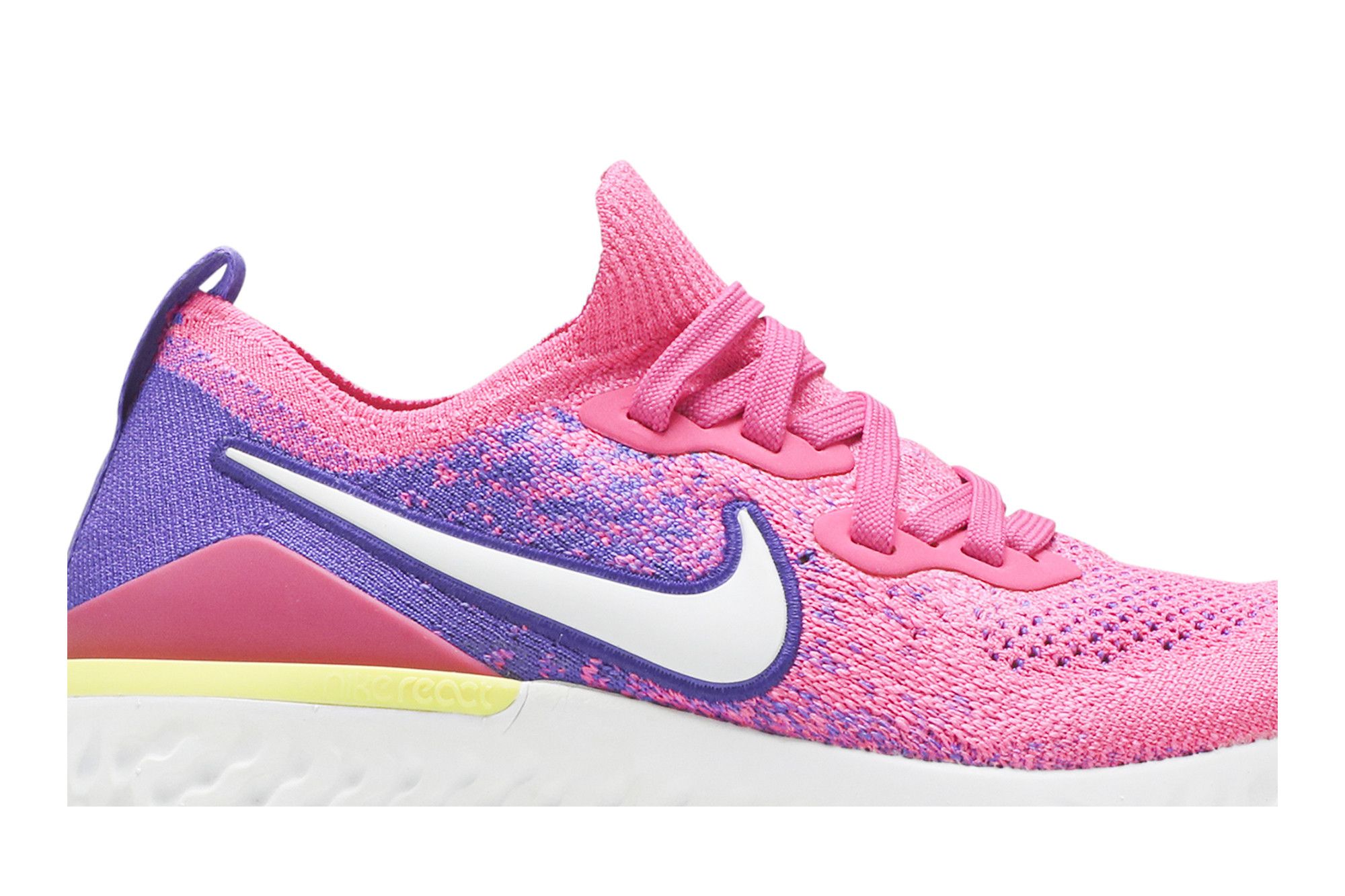 Nike running epic react sneakers in pink cheap