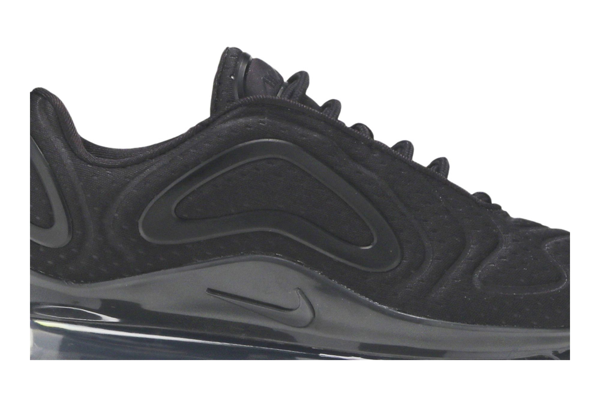 Size 5.0 Wmns Air Max 720 Black Jersey Mesh