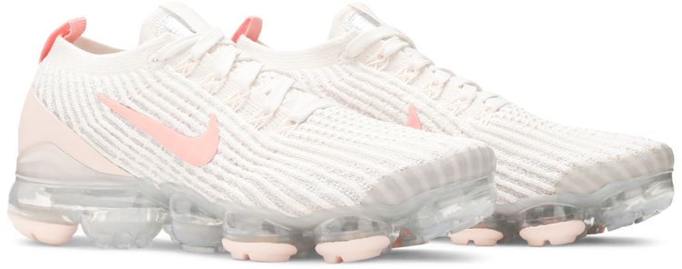 Nike Wmns Air VaporMax Flyknit 3 Light Cream Crimson Tint