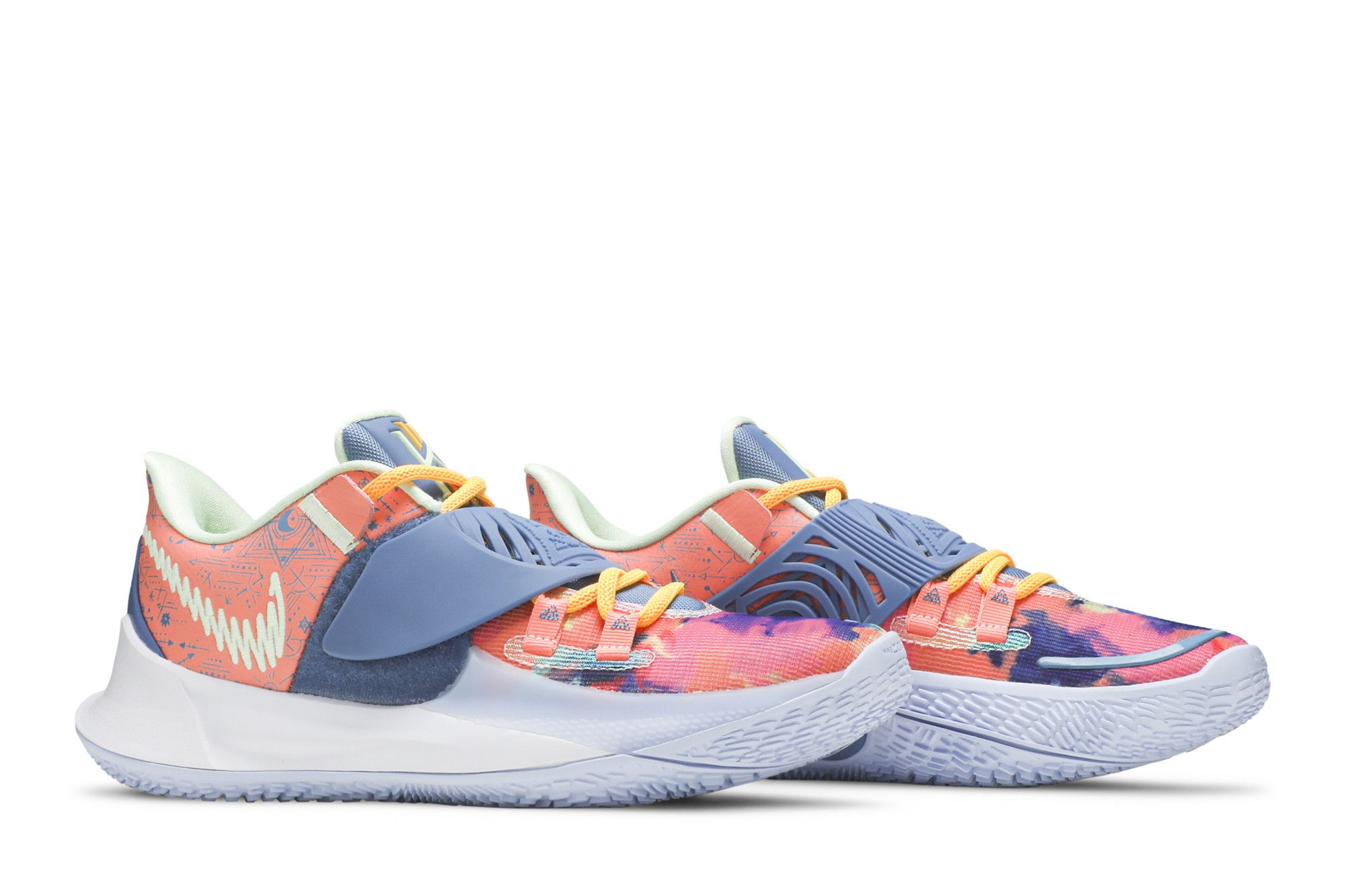 Kyrie 3 pink and blue top
