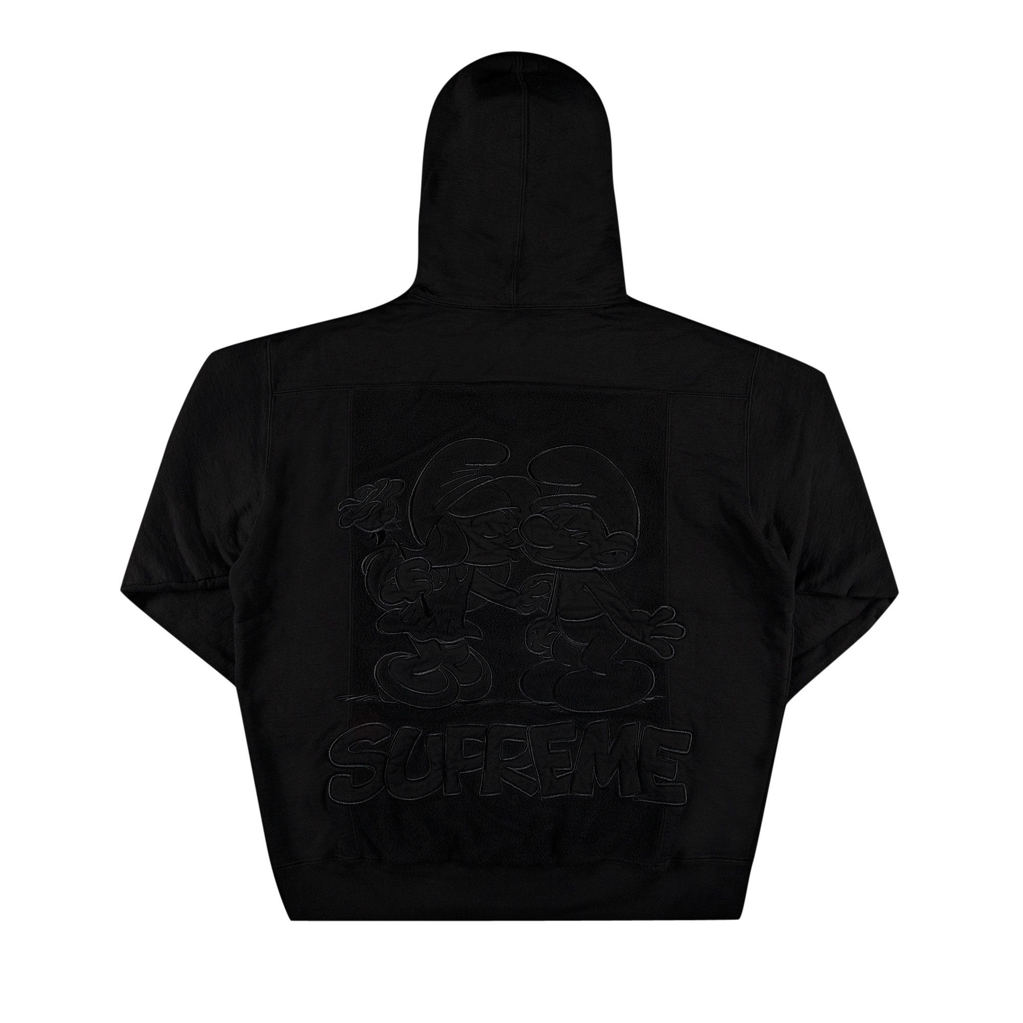 Size xl Supreme x Smurfs Hooded Sweatshirt Black