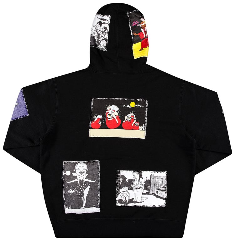 Supreme x Toshio Saeki Hooded Sweatshirt Black