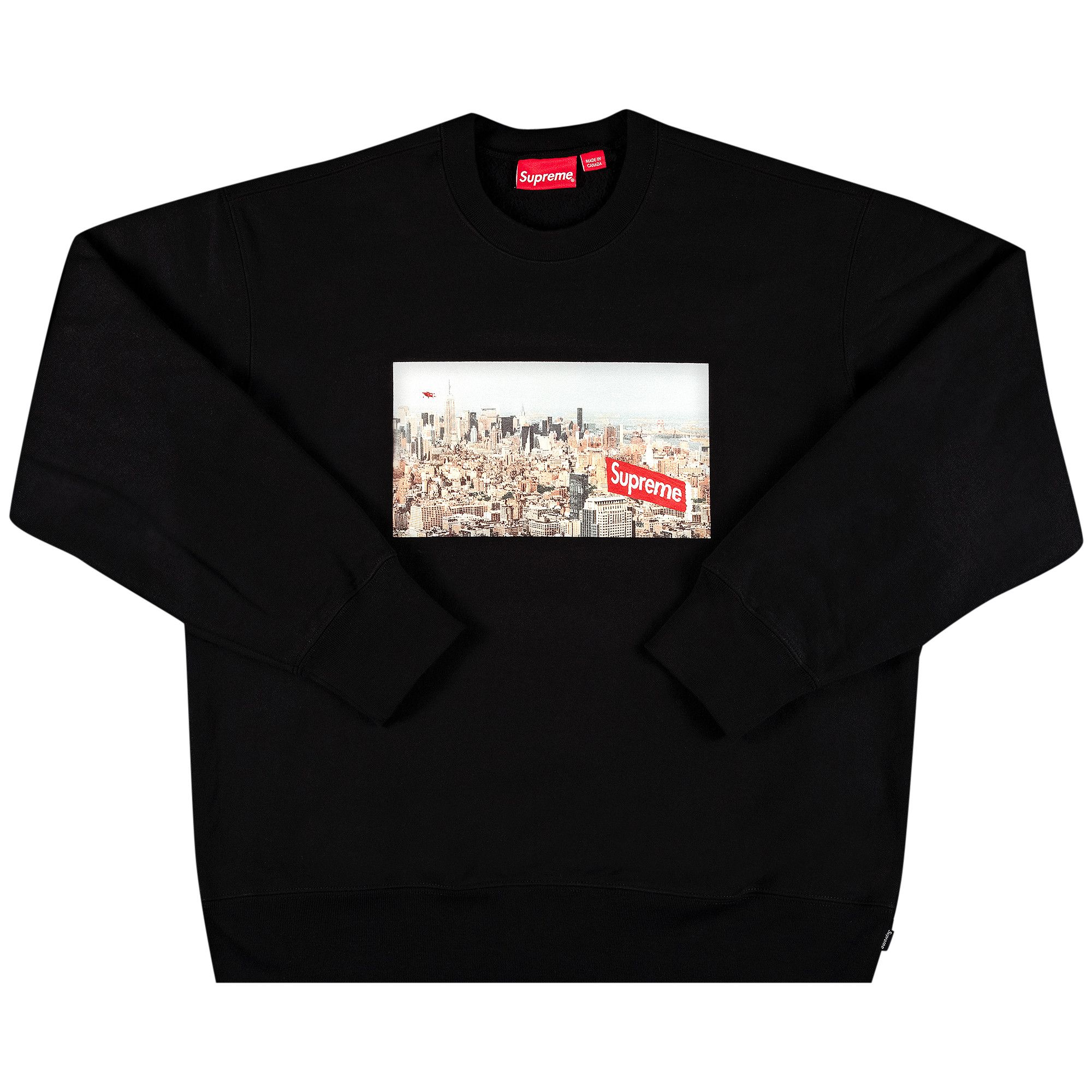 Buy Supreme Aerial Crewneck 'Black' - FW20SW93 BLACK | GOAT
