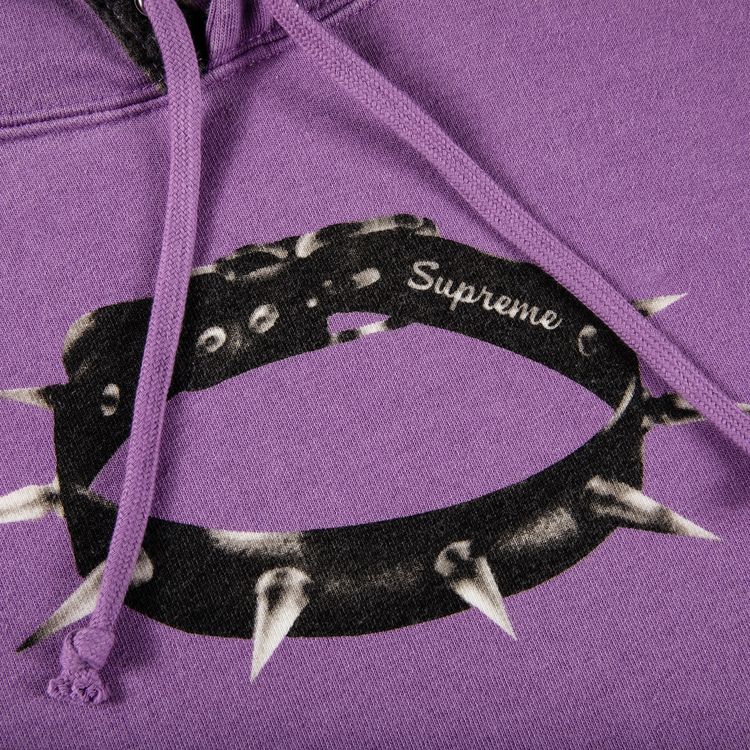 Supreme Studded Collars Hooded Sweatshirt Violet