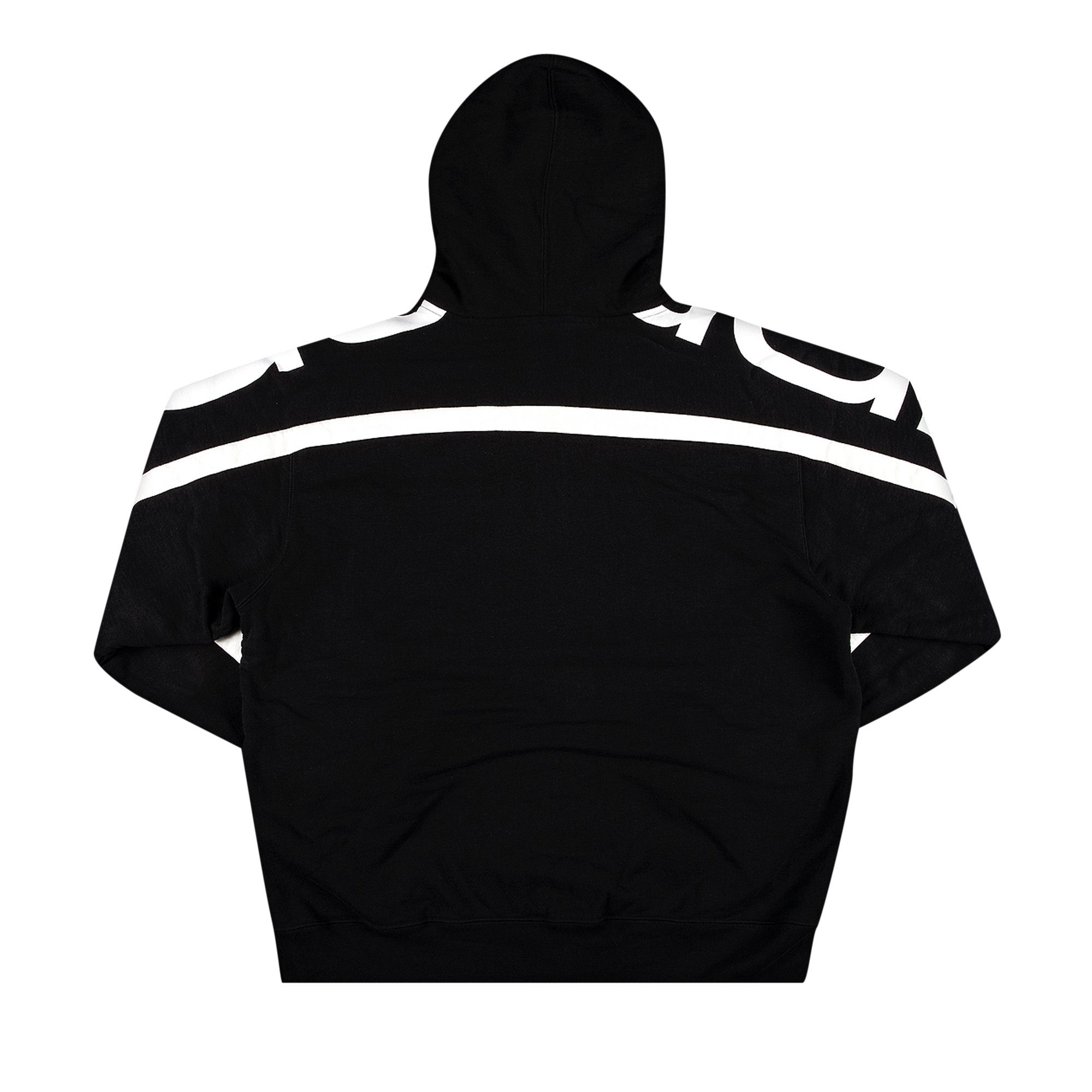Buy Supreme Big Logo Paneled Zip Up Hooded Sweatshirt Black FW20SW36 BLACK GOAT