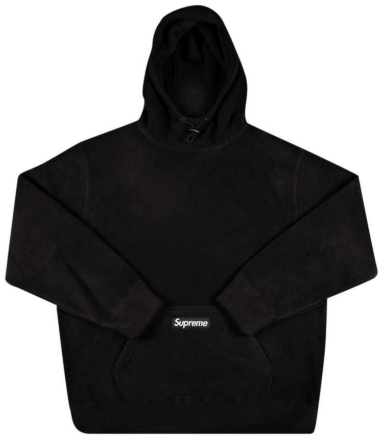 Supreme x Polartec Hooded Sweatshirt Black
