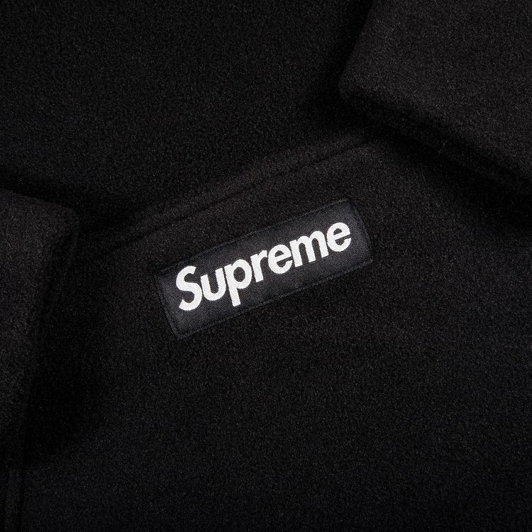 Supreme x Polartec Hooded Sweatshirt Black