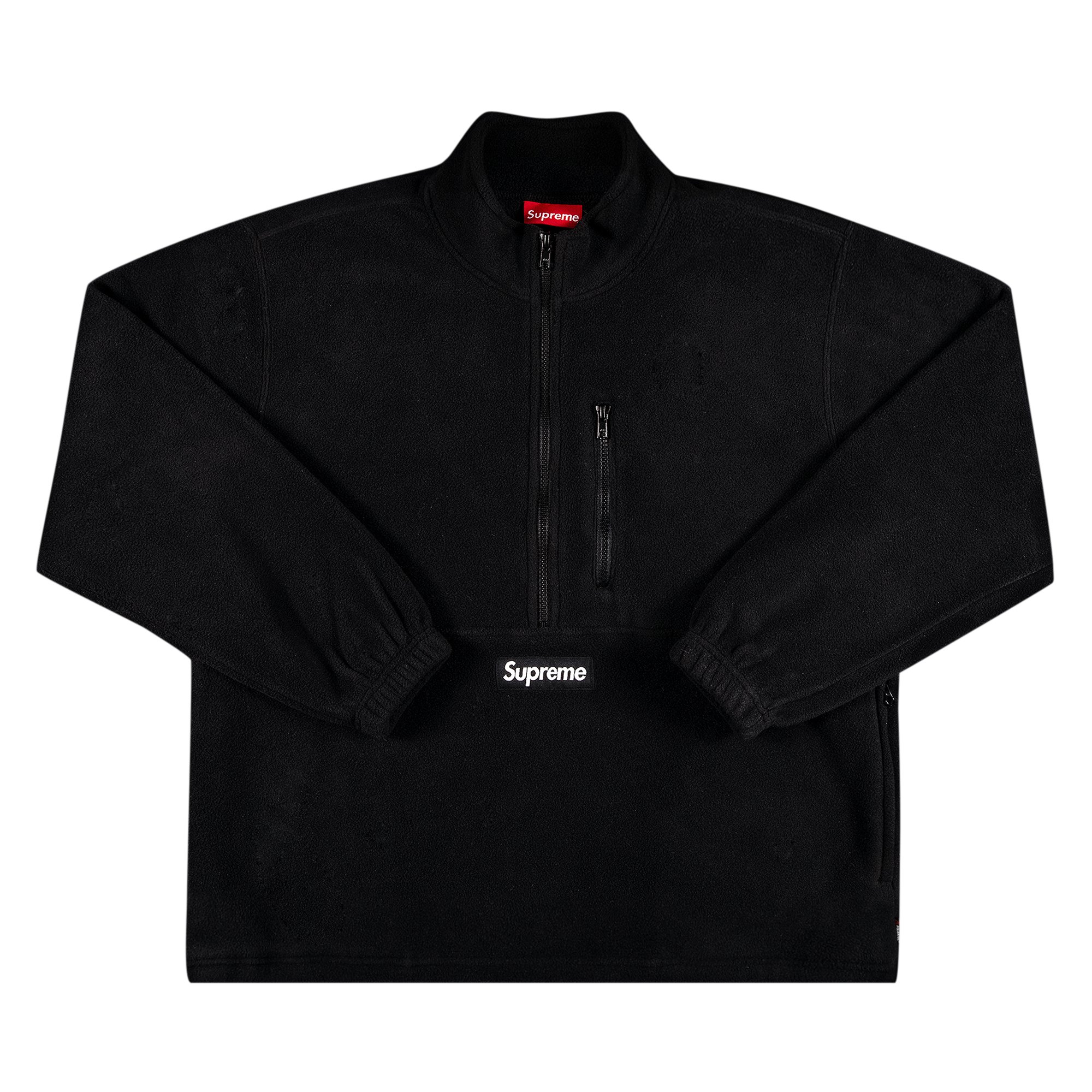 Supreme x Polartec Half Zip Pullover 'Black'