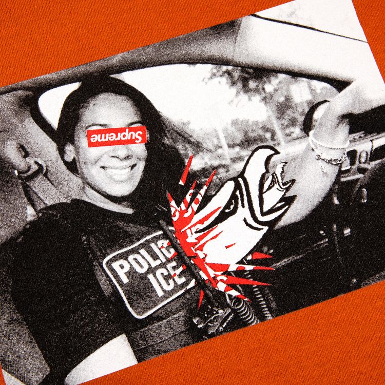 Supreme x ANTIHERO ICE Tee Rust