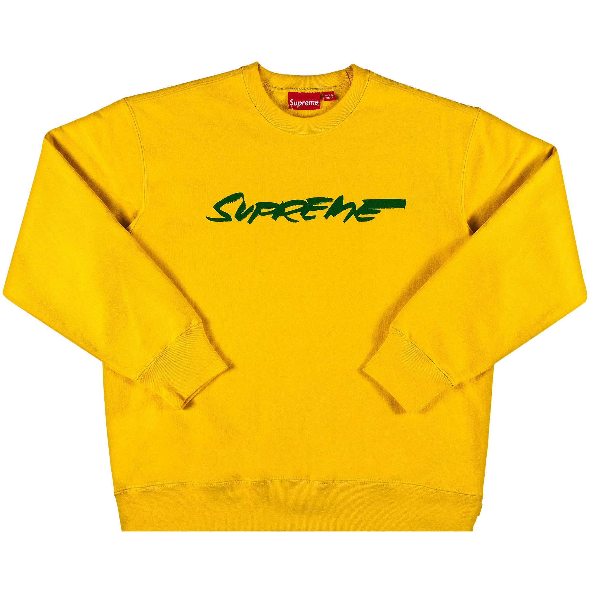 Buy Supreme Futura Logo Crewneck 'Yellow' - FW20SW90 YELLOW | GOAT