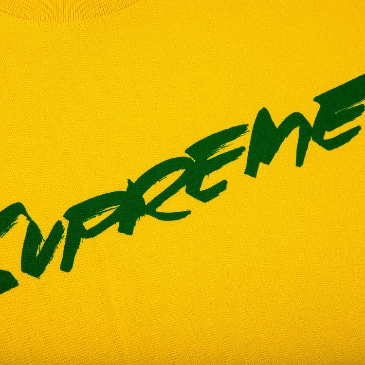 Supreme Futura Logo Crewneck Yellow
