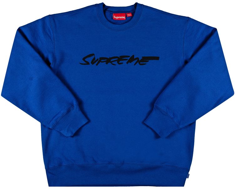 Supreme Futura Logo Crewneck Royal