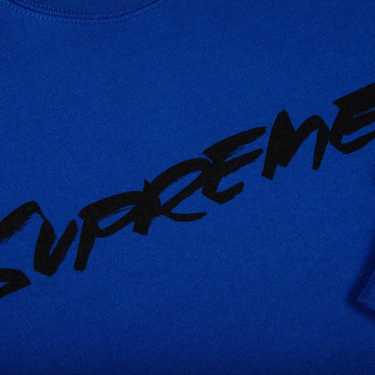 Supreme Futura Logo Crewneck Royal