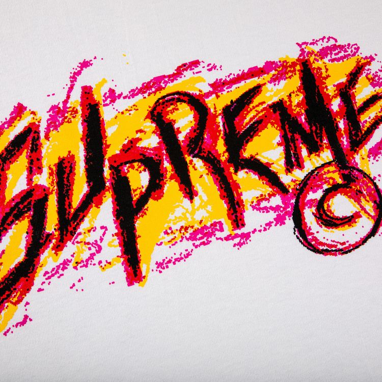 Supreme Scratch Tee White
