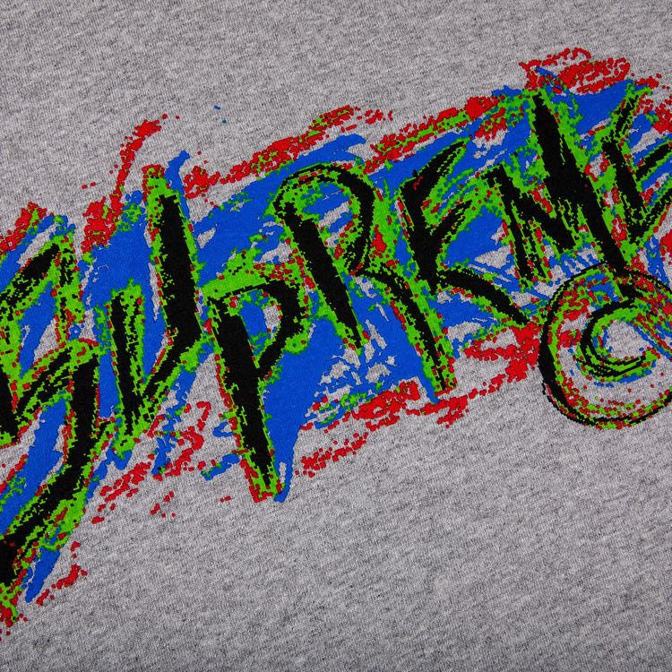 Supreme Scratch Tee Heather Grey