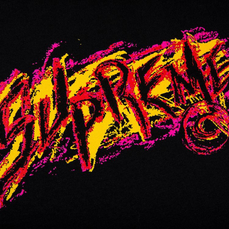 Supreme Scratch Tee Black