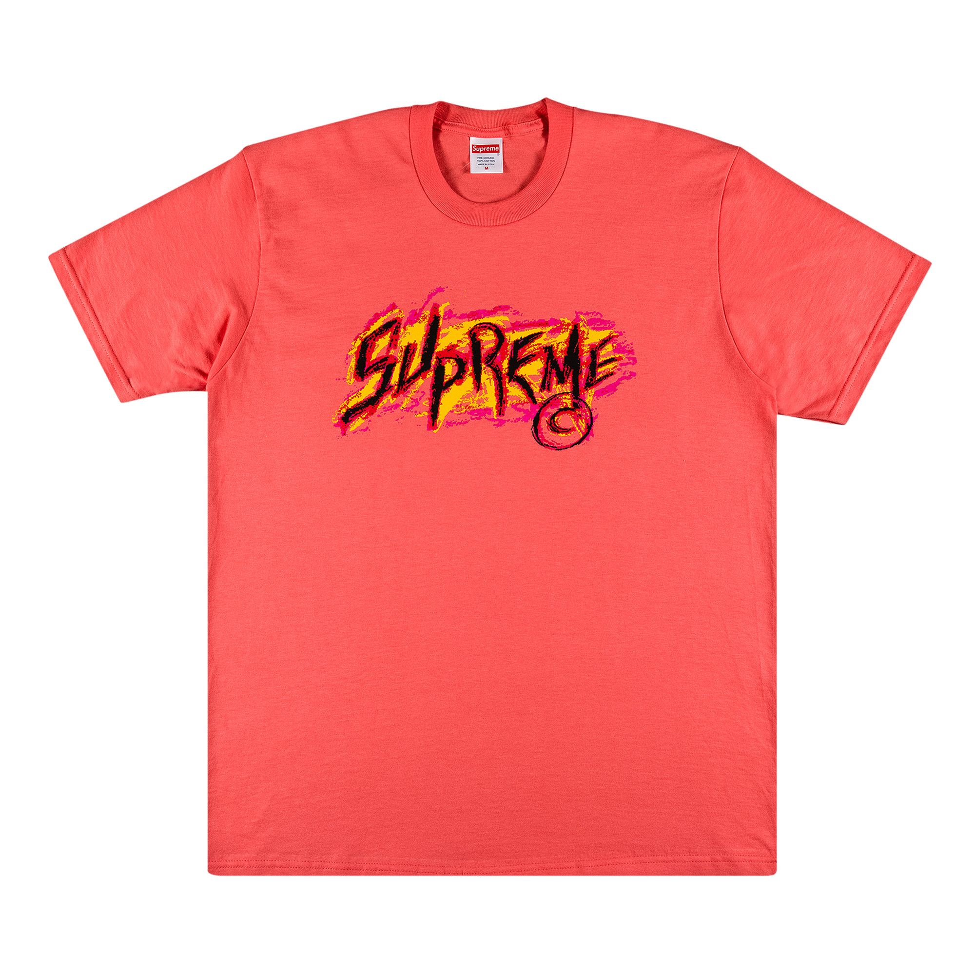 【内祝い】 Scratch Supreme Buy Tee BRIGHT FW20T10 - Coral' 'Bright トップス
