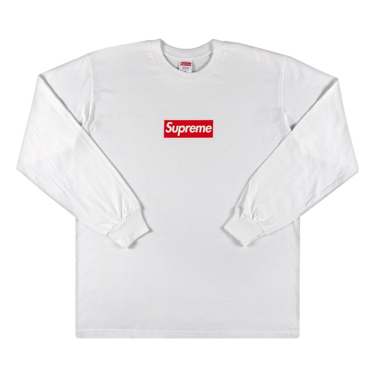Supreme Box Logo Long-Sleeve Tee 'White'