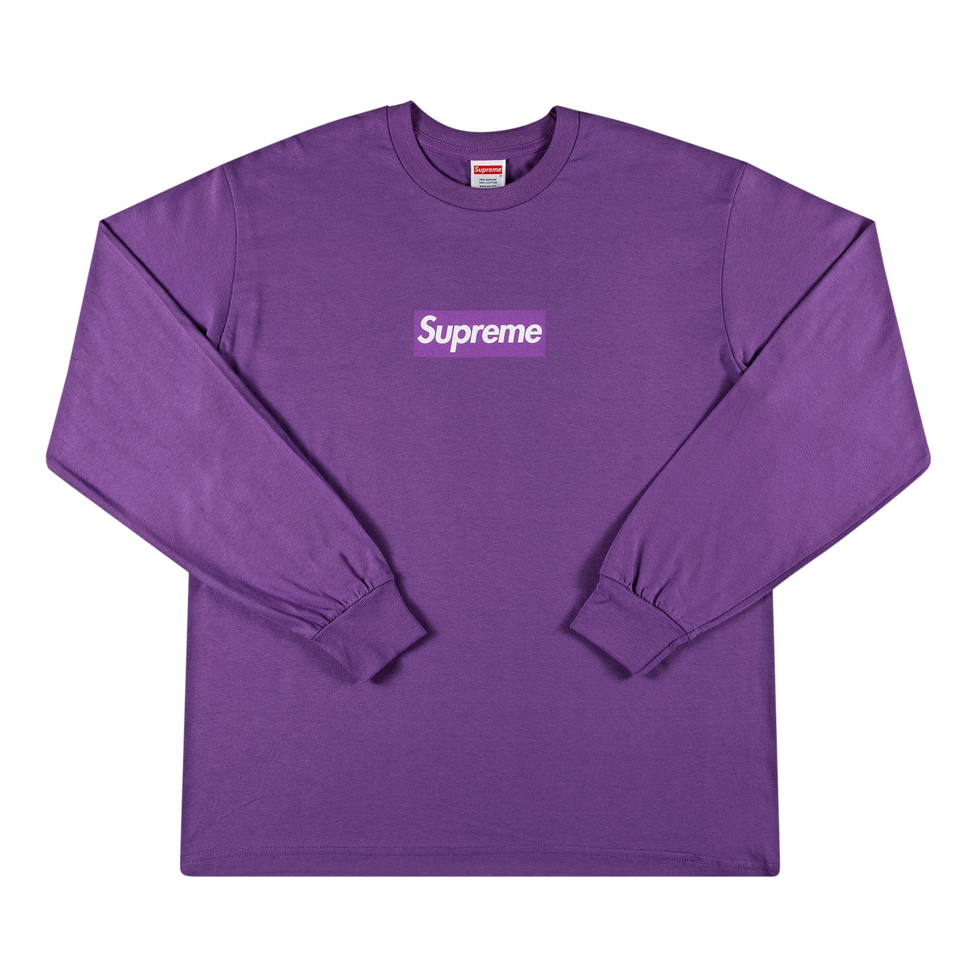 Purple on purple supreme box logo cheap