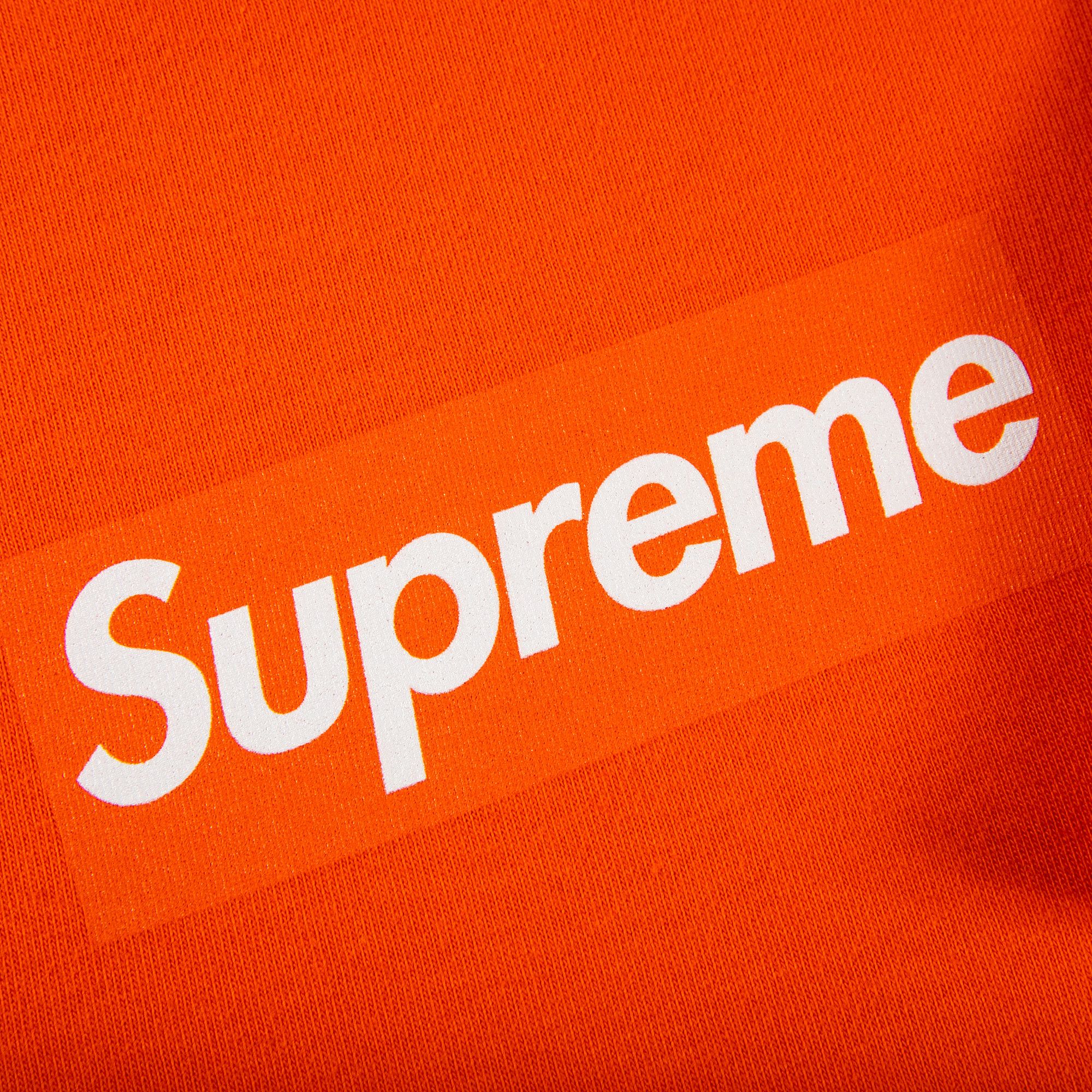 Supreme orange logo top