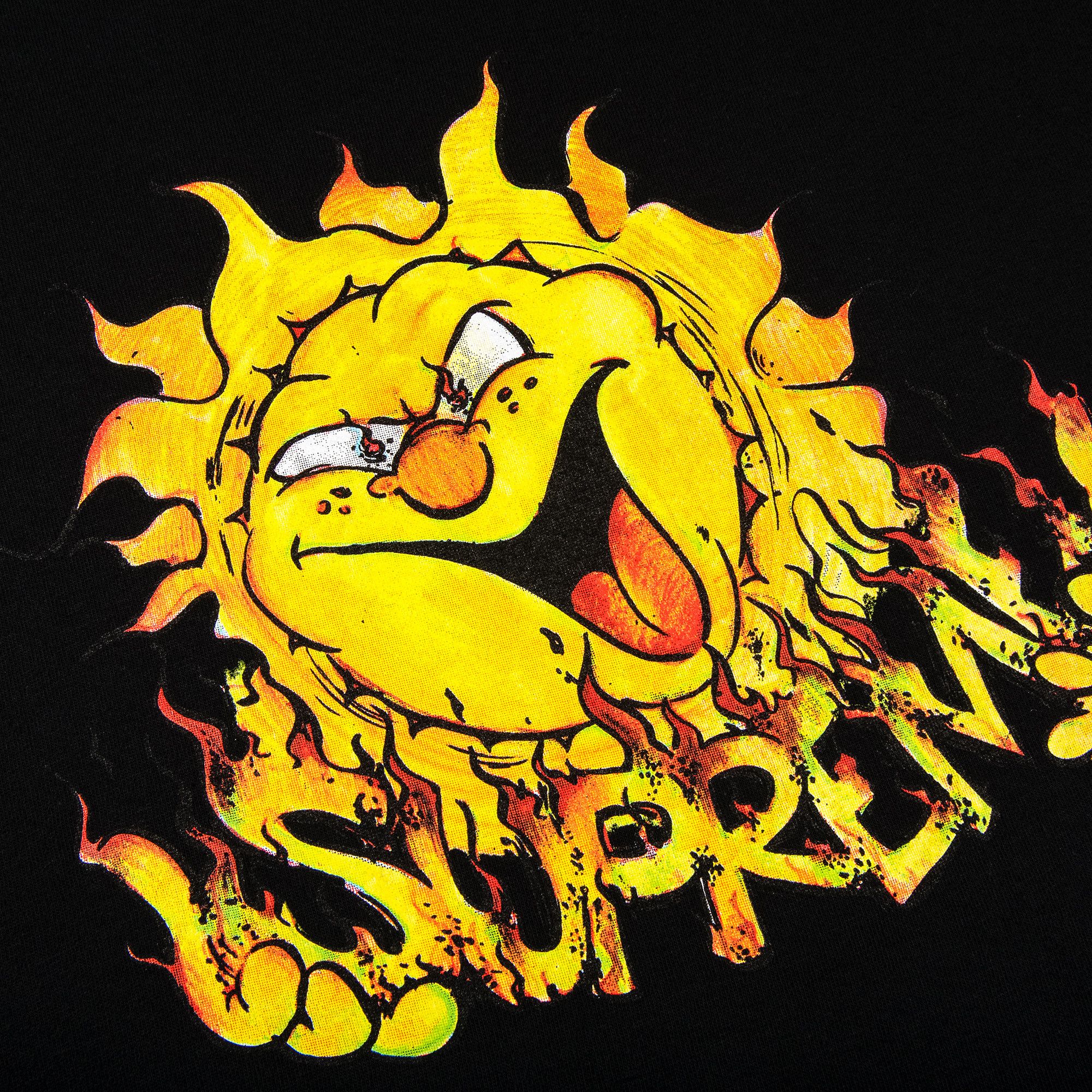 Size l Supreme Sun Tee 'Black'