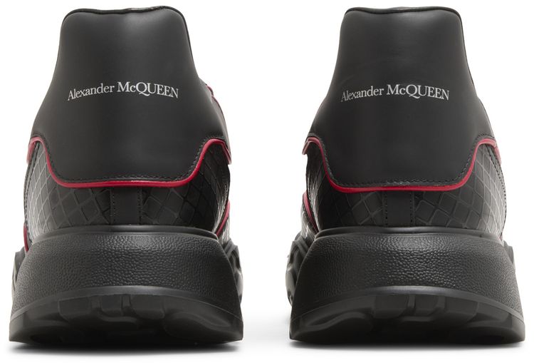 Alexander McQueen Oversized Court Trainer Black Lust Red