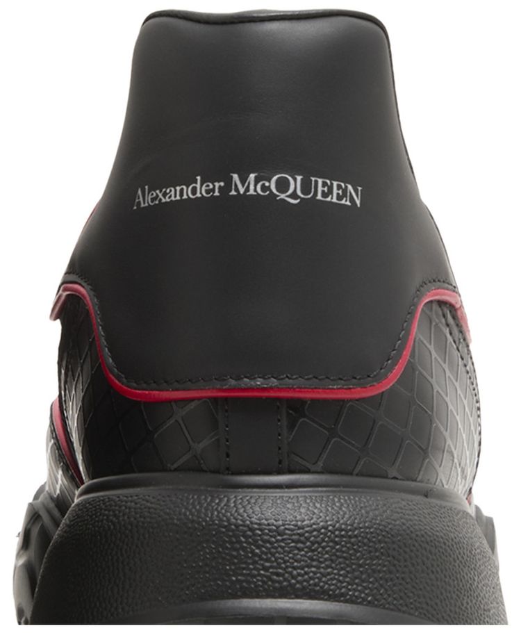 Alexander McQueen Oversized Court Trainer Black Lust Red