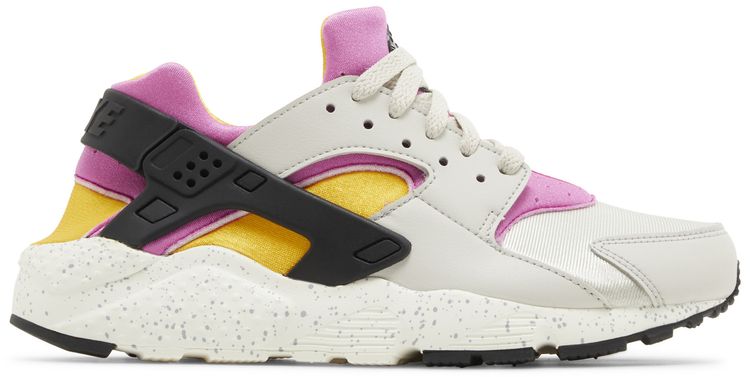 Nike Huarache Run GS Light Bone University Gold Pink
