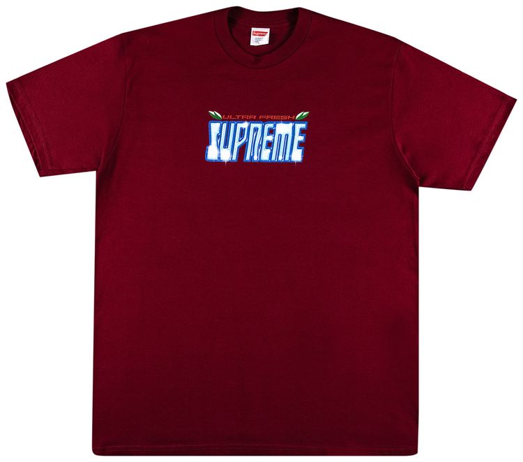 Supreme Ultra Fresh Tee Burgundy