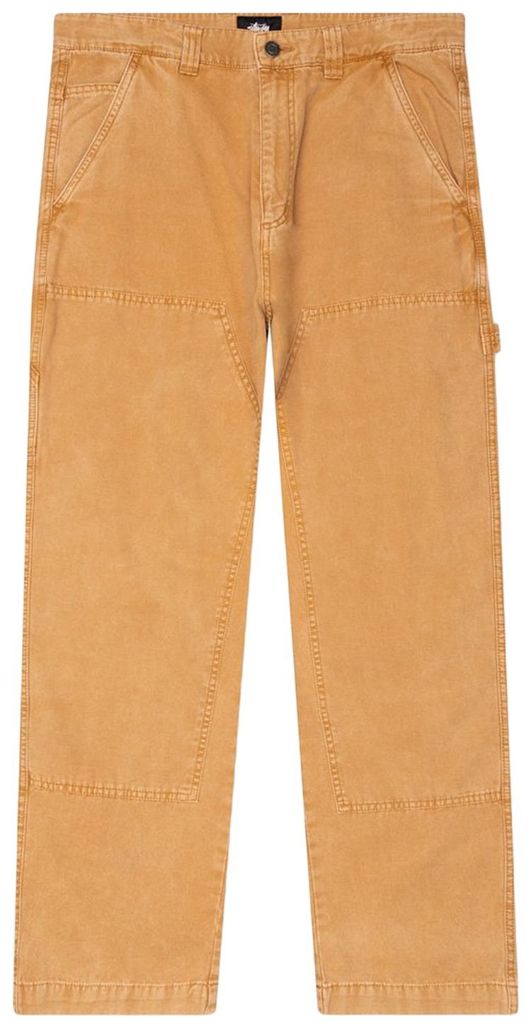 Stussy Washed Canvas Work Pant Gold