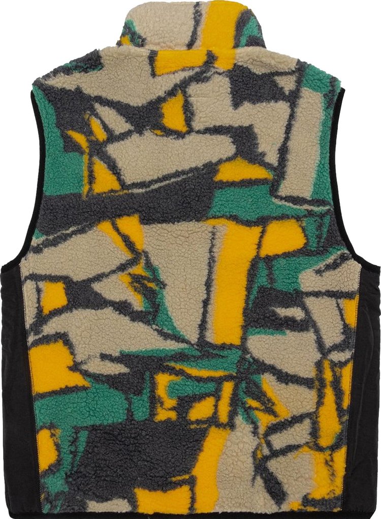 Stussy Block Sherpa Vest Multicolor