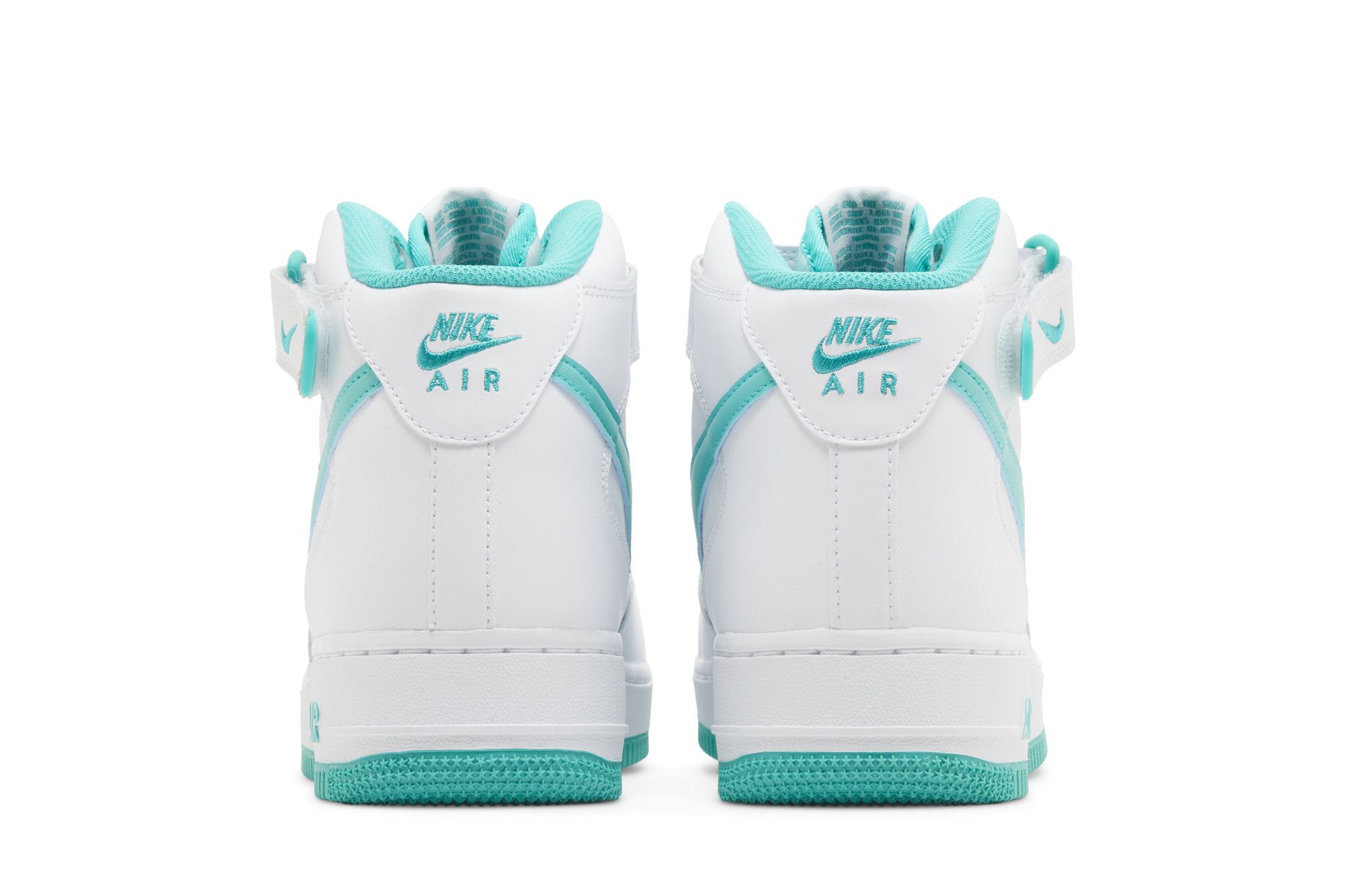Nike AirForce1 Mid ‘07 White/Clear Jade Buy Nike Air Force 1 Mid '07 'White Clear Jade' - DV0806 102 | GOAT