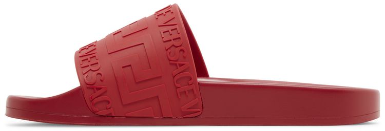 Versace Pool Slide La Greca   Red