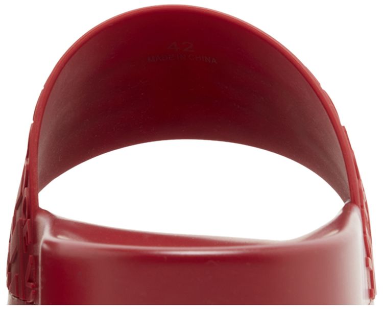 Versace Pool Slide La Greca   Red